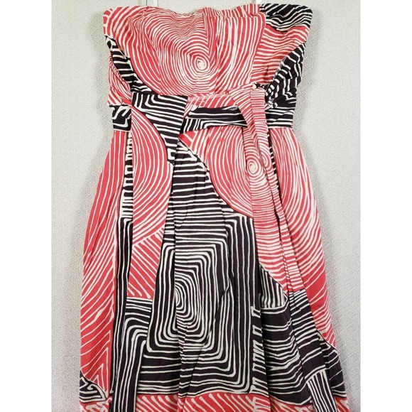 We Vera Dress Womens 4 Stretch Zipper Flowy Strapless Polyester Lined - Picture 3 of 13